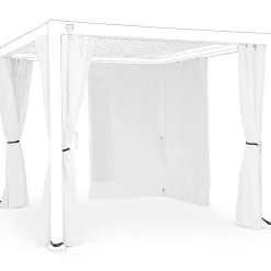 mutoni lifestyle Vorhänge-Netz Fur Pavillon Ocean Weiss 300X300 (4Er-Set)> Pavillons Zubehör