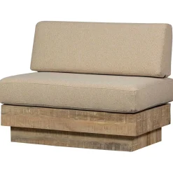 mutoni living Wandbank Balk Mangoholz Natur> Bänke