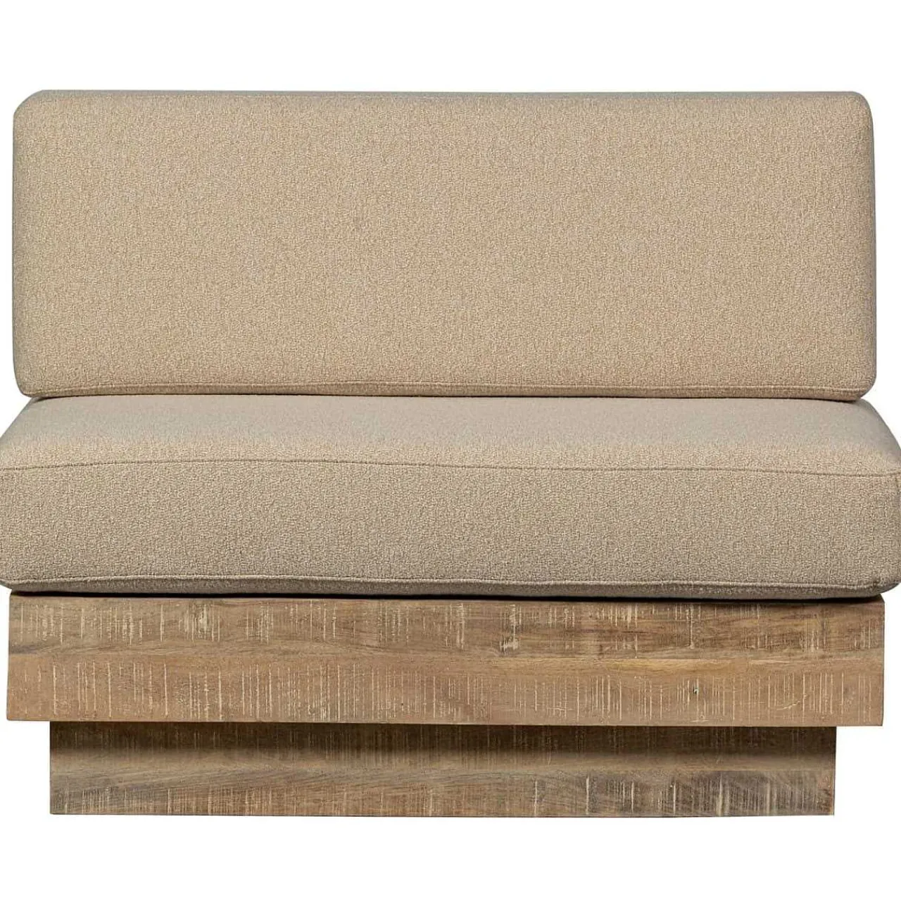 mutoni living Wandbank Balk Mangoholz Natur> Bänke