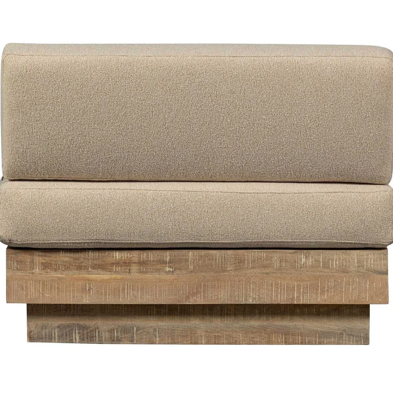 mutoni living Wandbank Balk Mangoholz Natur> Bänke