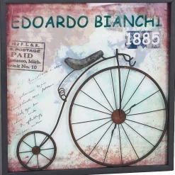 mutoni pleasure Wandbild Hochrad Bianchi Orianthe Stahl 40X40> Mutoniart