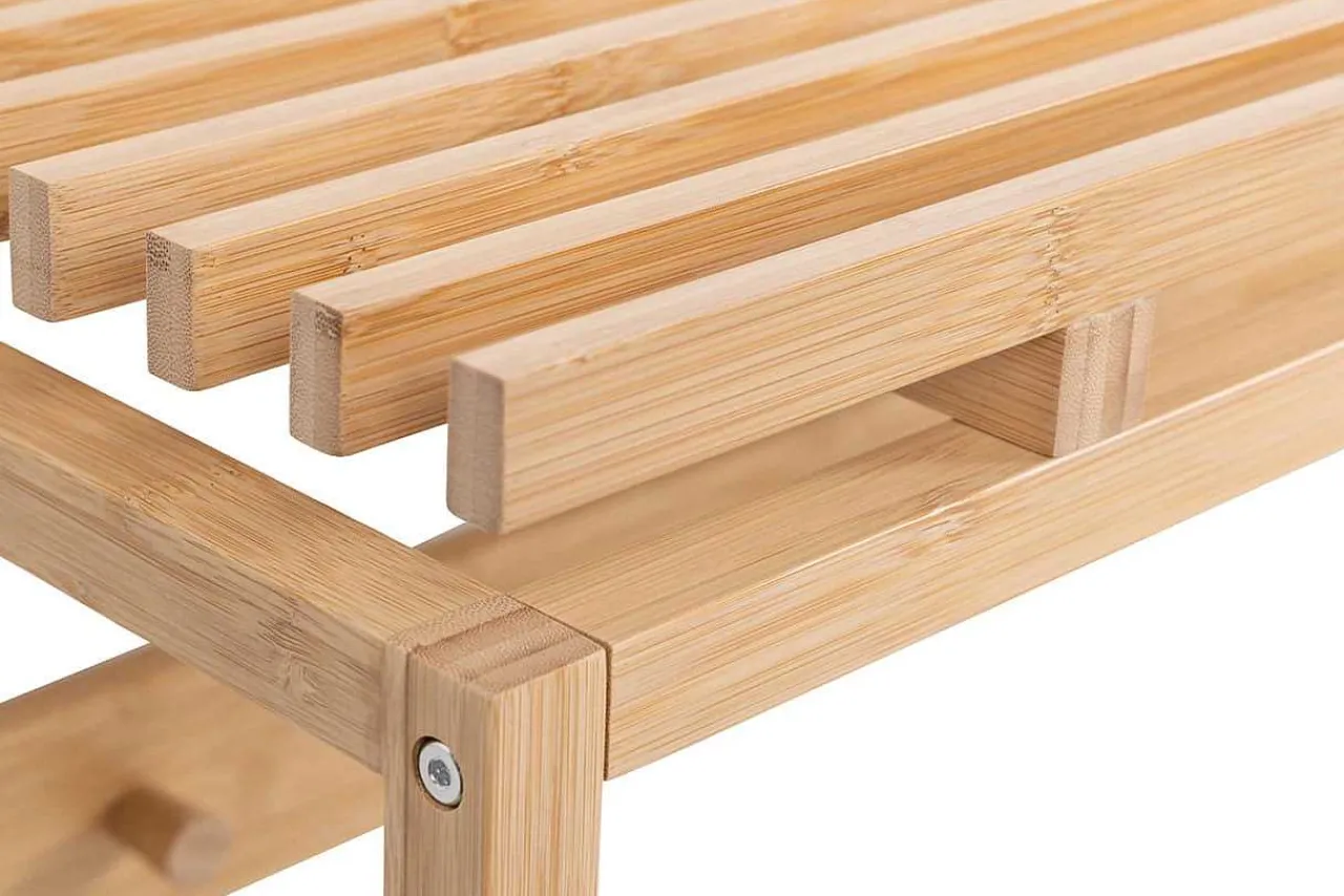 mutoni scandi Wandgarderobe Bellamy Bambus Natur 80> Garderoben & Kleiderständer