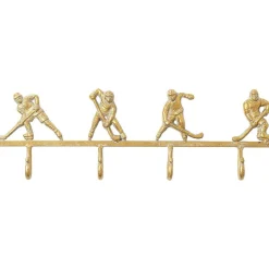 KARE Design Wandgarderobe Ice Hockey Gold 48> Garderoben & Kleiderständer