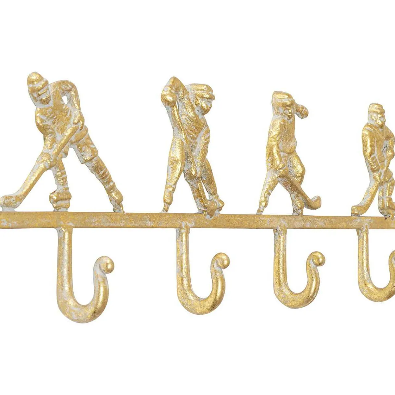 KARE Design Wandgarderobe Ice Hockey Gold 48> Garderoben & Kleiderständer