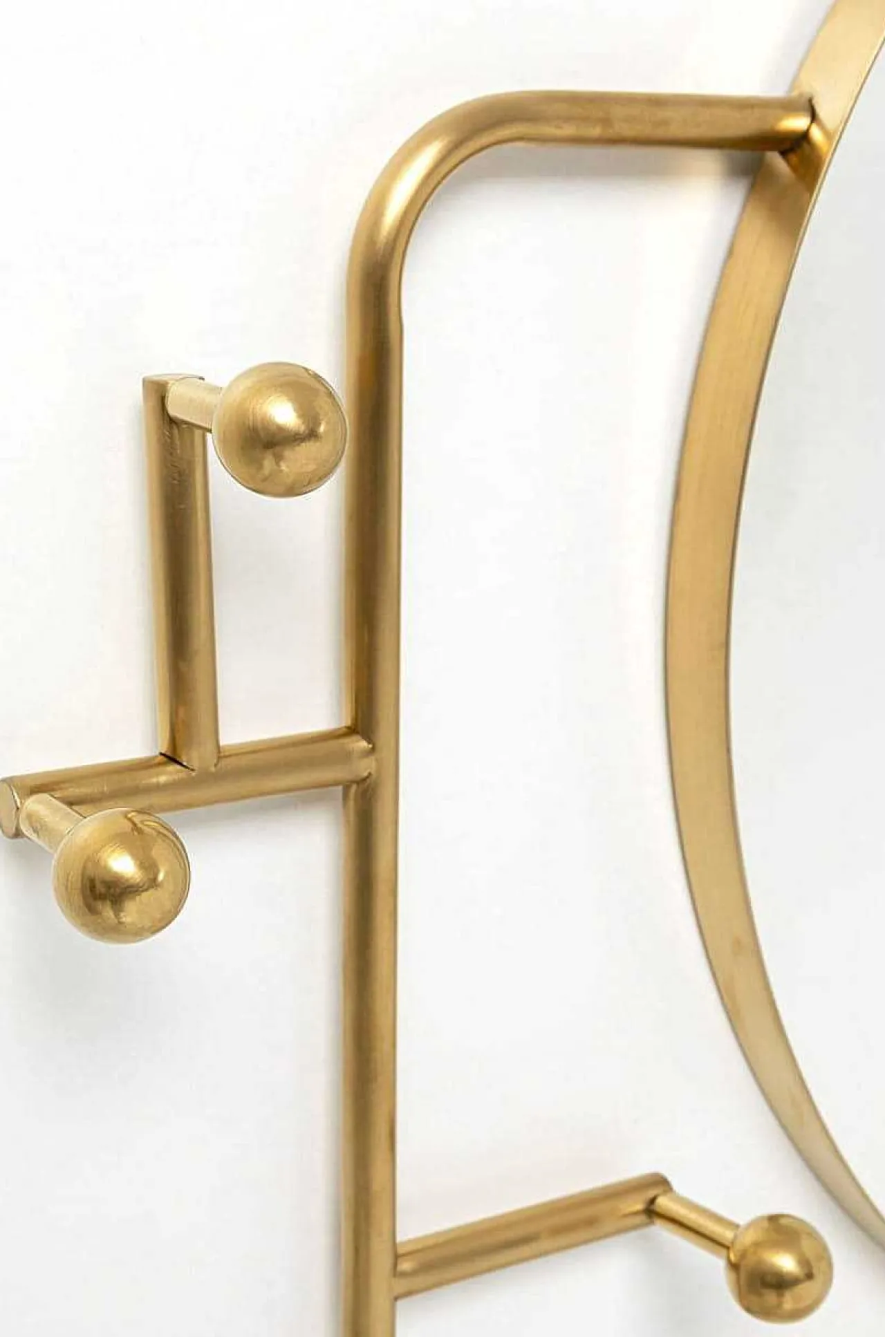 KARE Design Wandgarderobe Tristan Mirror Rund 65> Garderoben & Kleiderständer