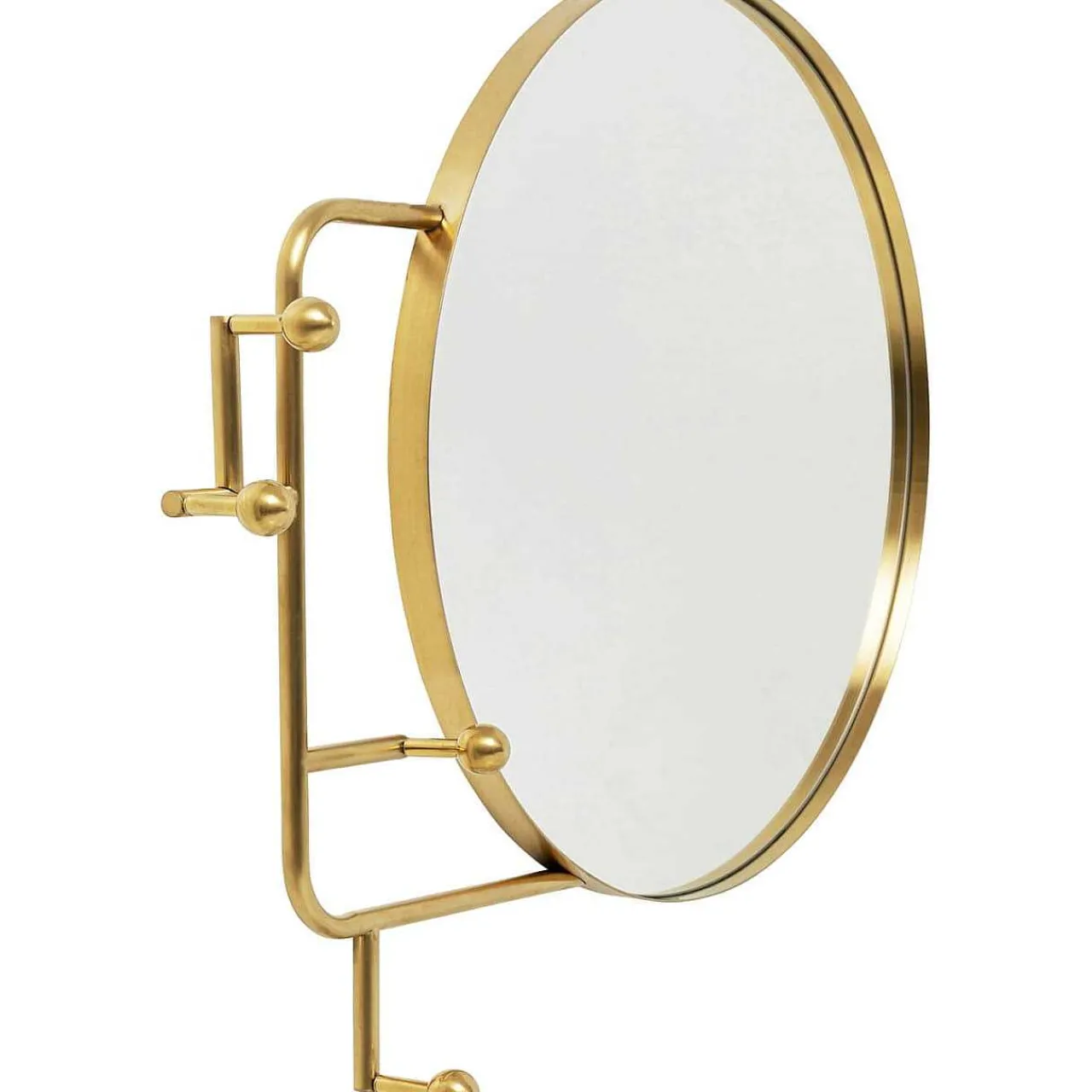 KARE Design Wandgarderobe Tristan Mirror Rund 65> Garderoben & Kleiderständer