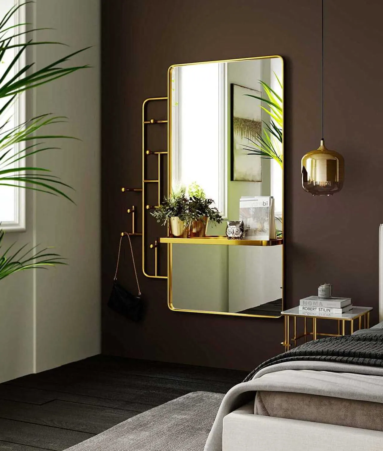 KARE Design Wandgarderobe Tristan Mirror 150X76> Garderoben & Kleiderständer