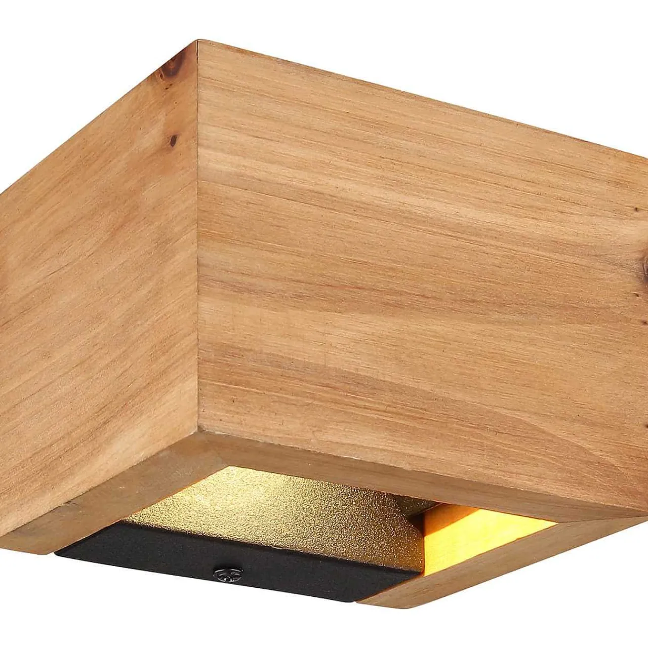 mutoni light Wandleuchte Alina Holz Dunkelbraun Led> Led-Wandleuchten