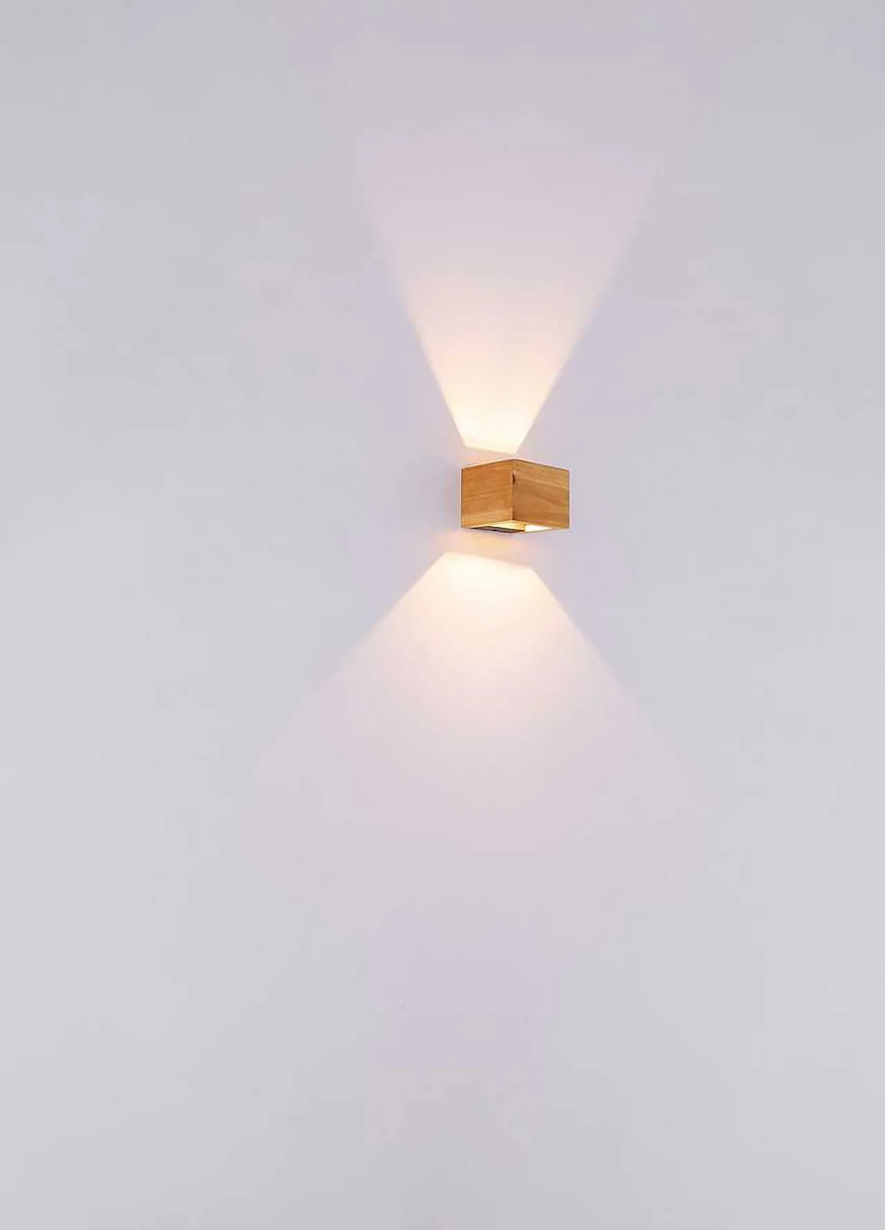 mutoni light Wandleuchte Alina Holz Dunkelbraun Led> Led-Wandleuchten