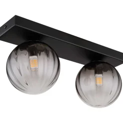 mutoni light Wandleuchte Dallerta Metall Schwarz Matt 2Xg9 Led> Led-Wandleuchten