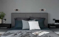 mutoni light Wandleuchte Dallerta Metall Schwarz Matt 2Xg9 Led><noscript><img width=
