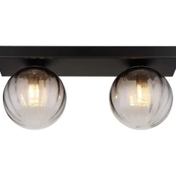 mutoni light Wandleuchte Dallerta Metall Schwarz Matt 2Xg9 Led><noscript><img width=