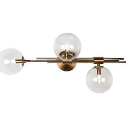 Richmond Interiors Wandleuchte Davine Gold> Wandleuchten