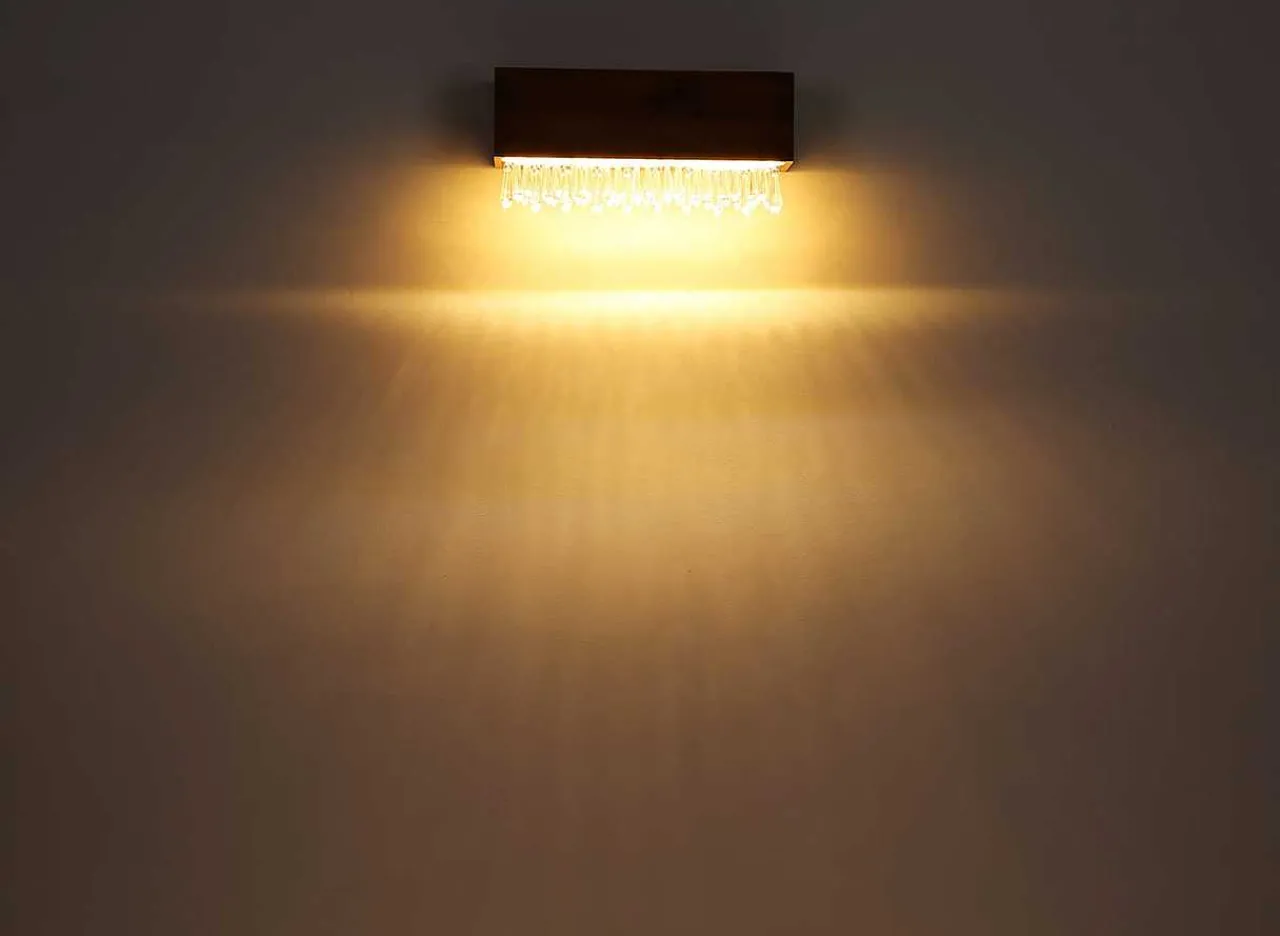 mutoni light Wandleuchte Edeltraud Metall Schwarz Led> Led-Wandleuchten