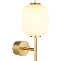 mutoni light Wandleuchte Ewald Metall Messing Led> Led-Wandleuchten