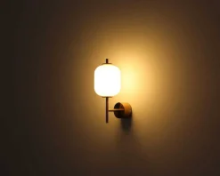 mutoni light Wandleuchte Ewald Metall Messing Led> Led-Wandleuchten