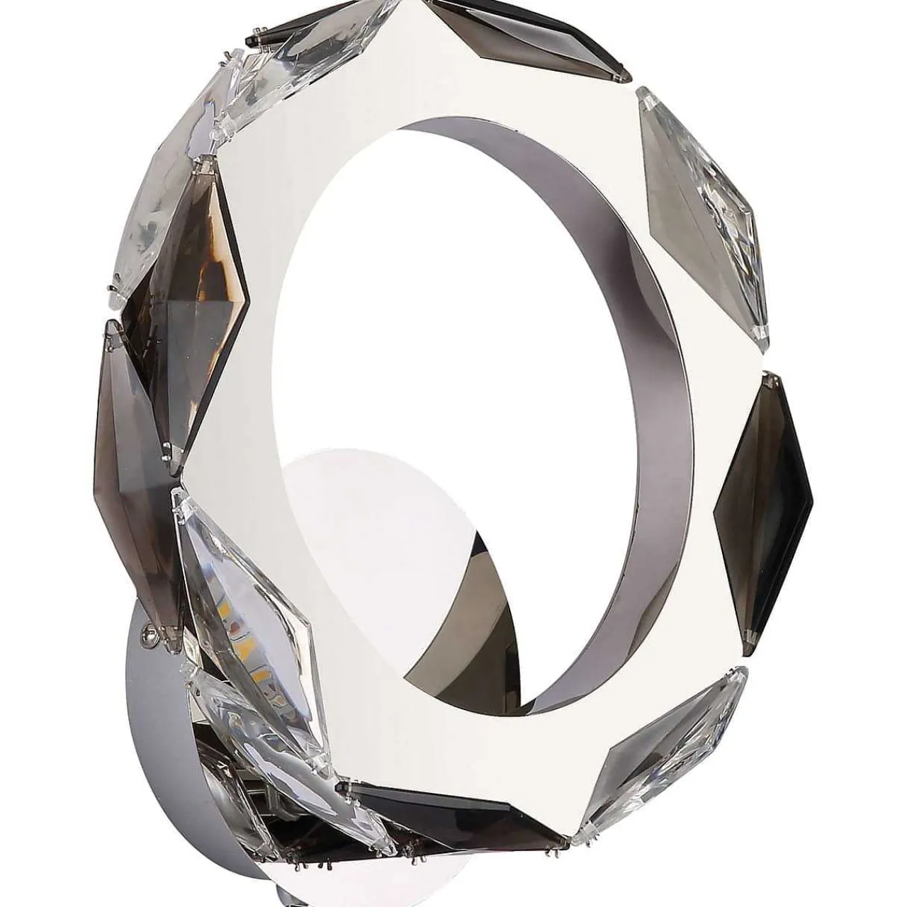 mutoni light Wandleuchte Glimmix Metall Verchromt Led 24> Led-Wandleuchten