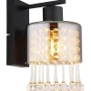 mutoni light Wandleuchte Hendry Metall Schwarz Matt 1Xe27> Wandleuchten