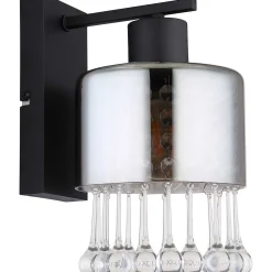 mutoni light Wandleuchte Hendry Metall Schwarz Matt 1Xe27> Wandleuchten