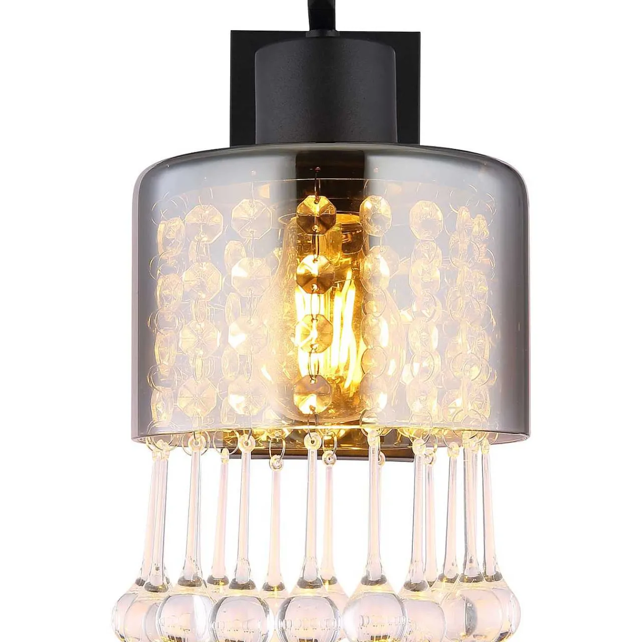 mutoni light Wandleuchte Hendry Metall Schwarz Matt 1Xe27> Wandleuchten