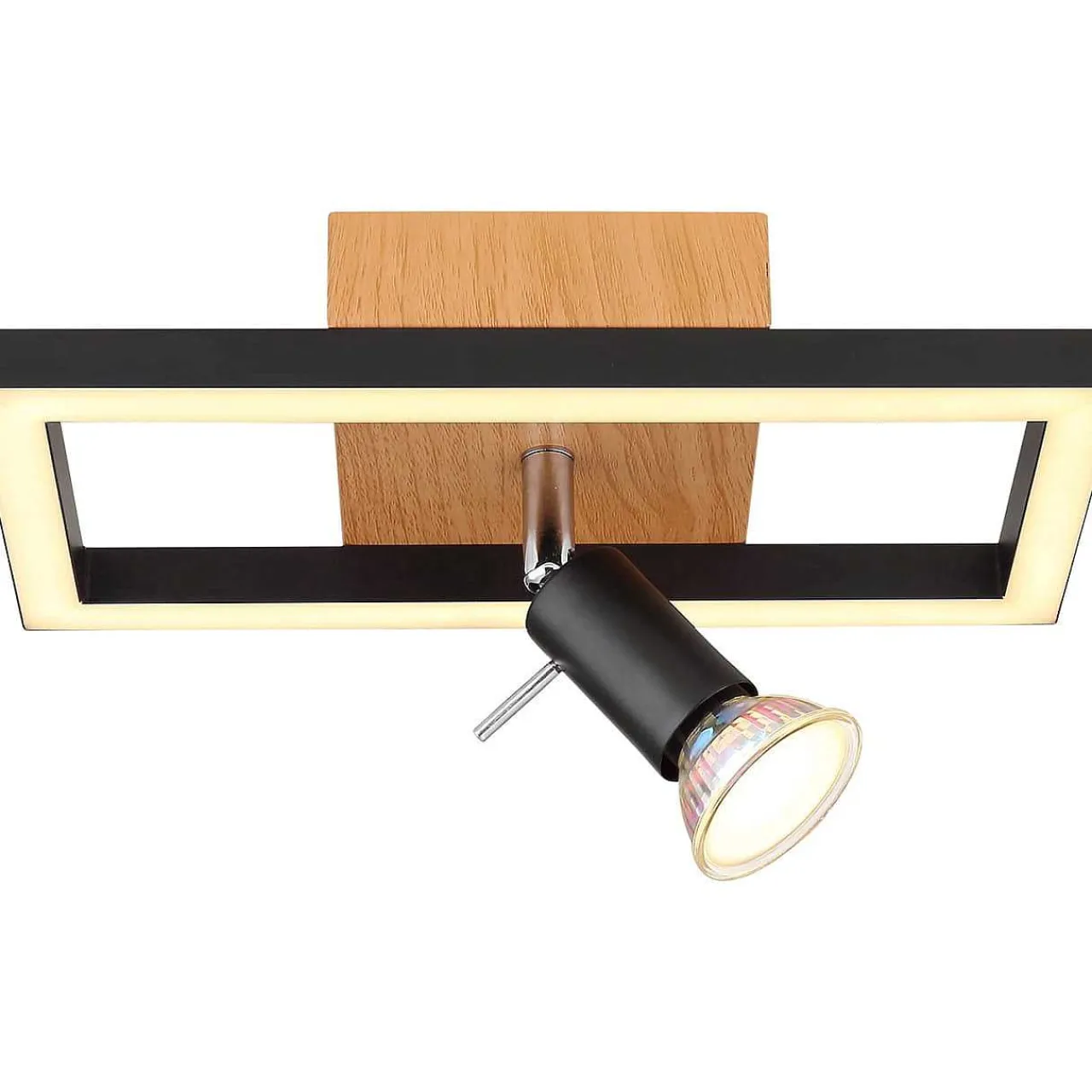 mutoni light Wandleuchte Ida Metall Schwarz Matt Led> Led-Wandleuchten