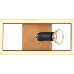 mutoni light Wandleuchte Ida Metall Schwarz Matt Led><noscript><img width=