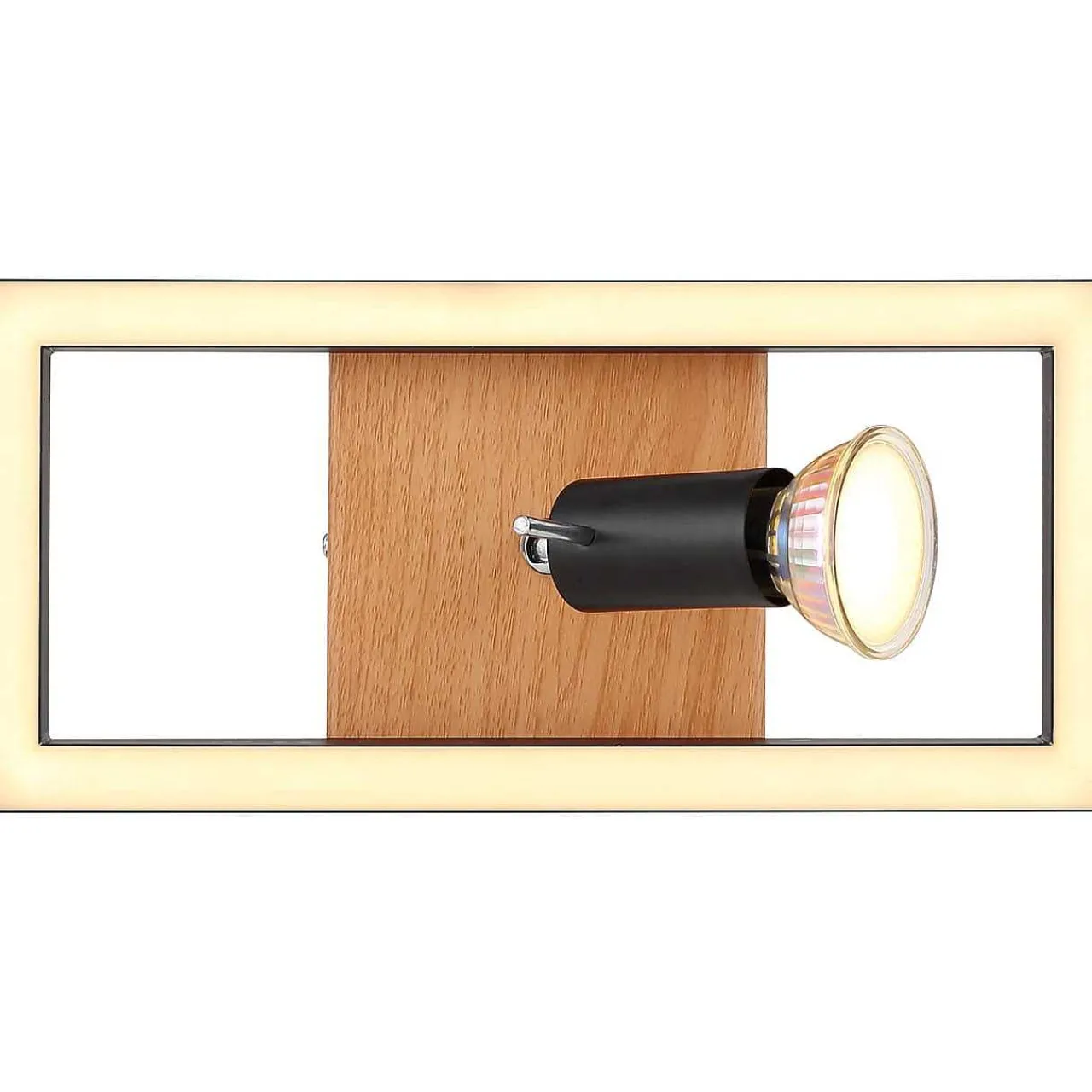 mutoni light Wandleuchte Ida Metall Schwarz Matt Led> Led-Wandleuchten