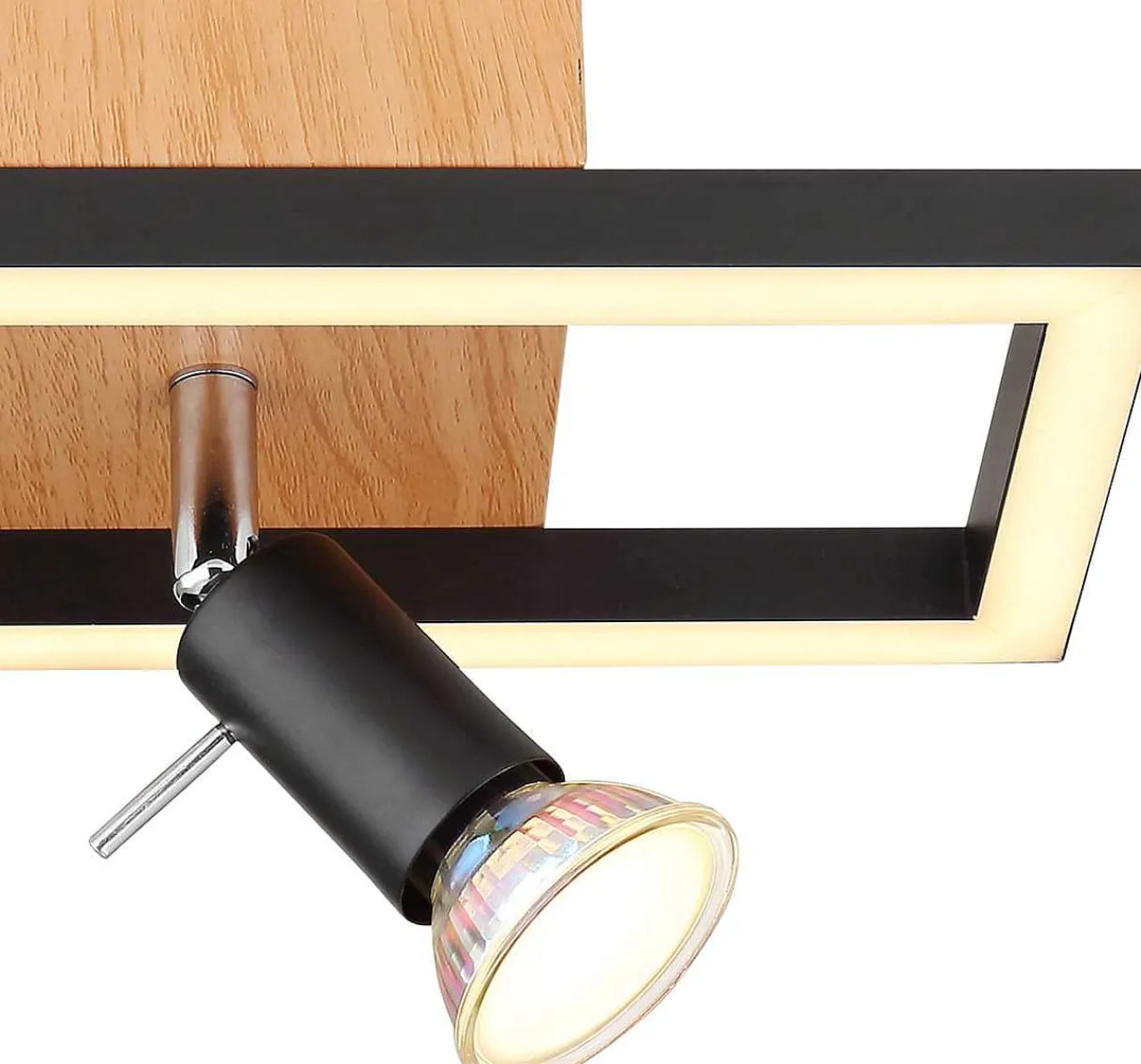 mutoni light Wandleuchte Ida Metall Schwarz Matt Led> Led-Wandleuchten