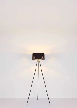 mutoni light Wandleuchte Ingeborg Metall Schwarz Matt 1Xe14 Led> Led-Wandleuchten