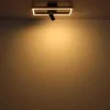 mutoni light Wandleuchte Mandera Metall Schwarz Matt Led> Led-Wandleuchten