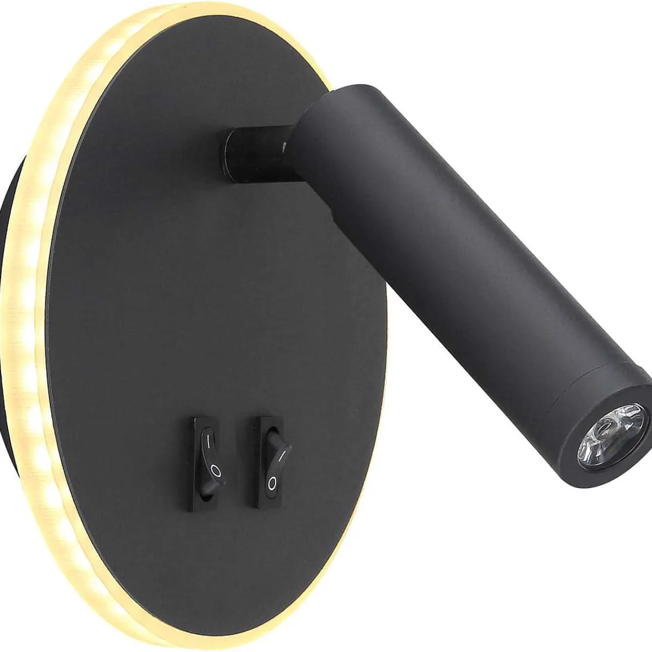 mutoni light Wandleuchte Many Metall Schwarz Led> Led-Wandleuchten