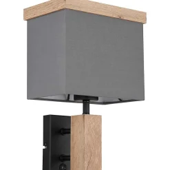 mutoni light Wandleuchte Metall Schwarz Matt 1Xe27 Led><noscript><img width=