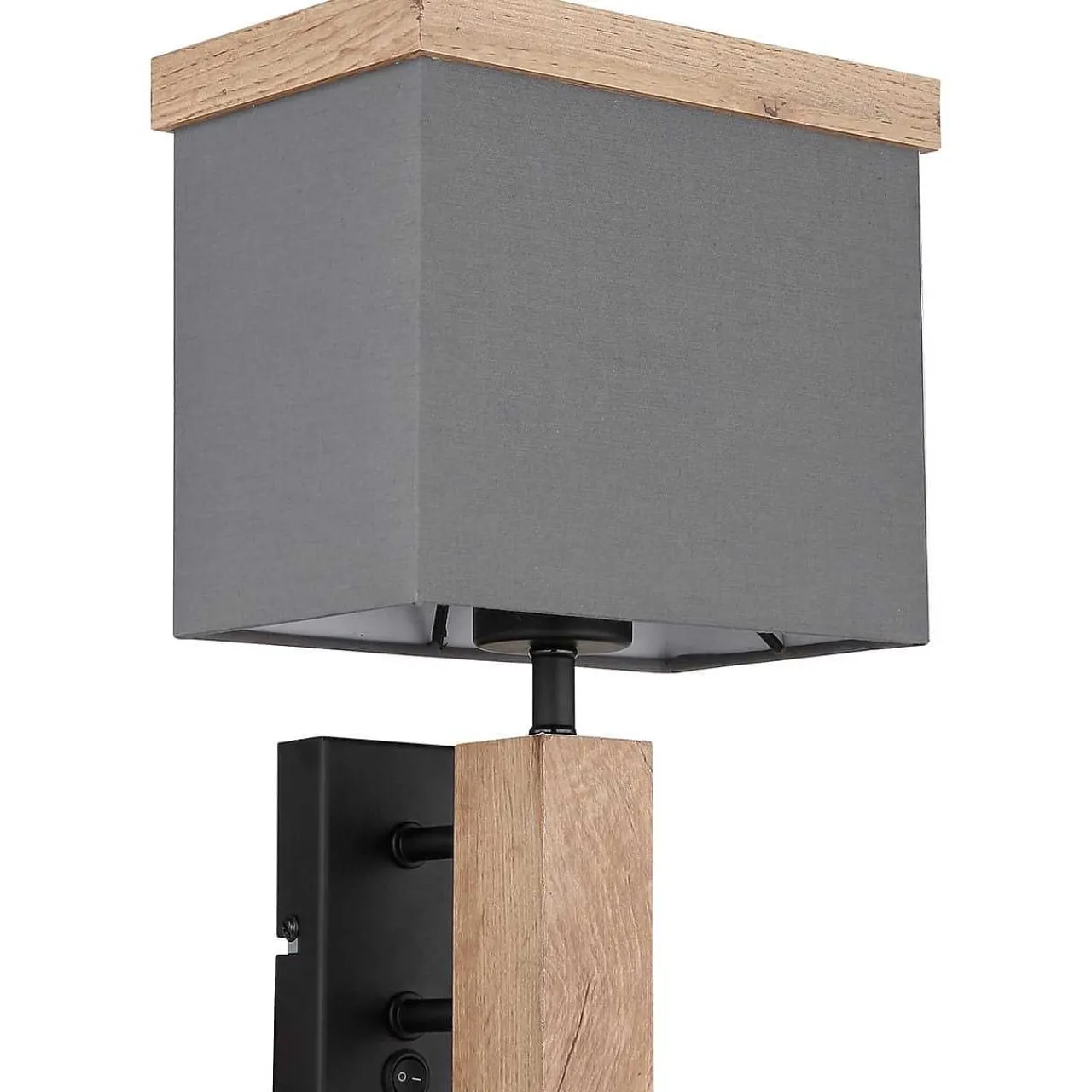 mutoni light Wandleuchte Metall Schwarz Matt 1Xe27 Led> Led-Wandleuchten