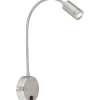 mutoni light Wandleuchte Milly Metall Nickel Matt Led> Led-Wandleuchten