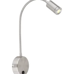 mutoni light Wandleuchte Milly Metall Nickel Matt Led> Led-Wandleuchten