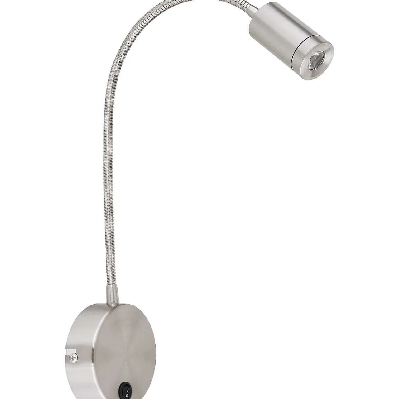mutoni light Wandleuchte Milly Metall Nickel Matt Led> Led-Wandleuchten