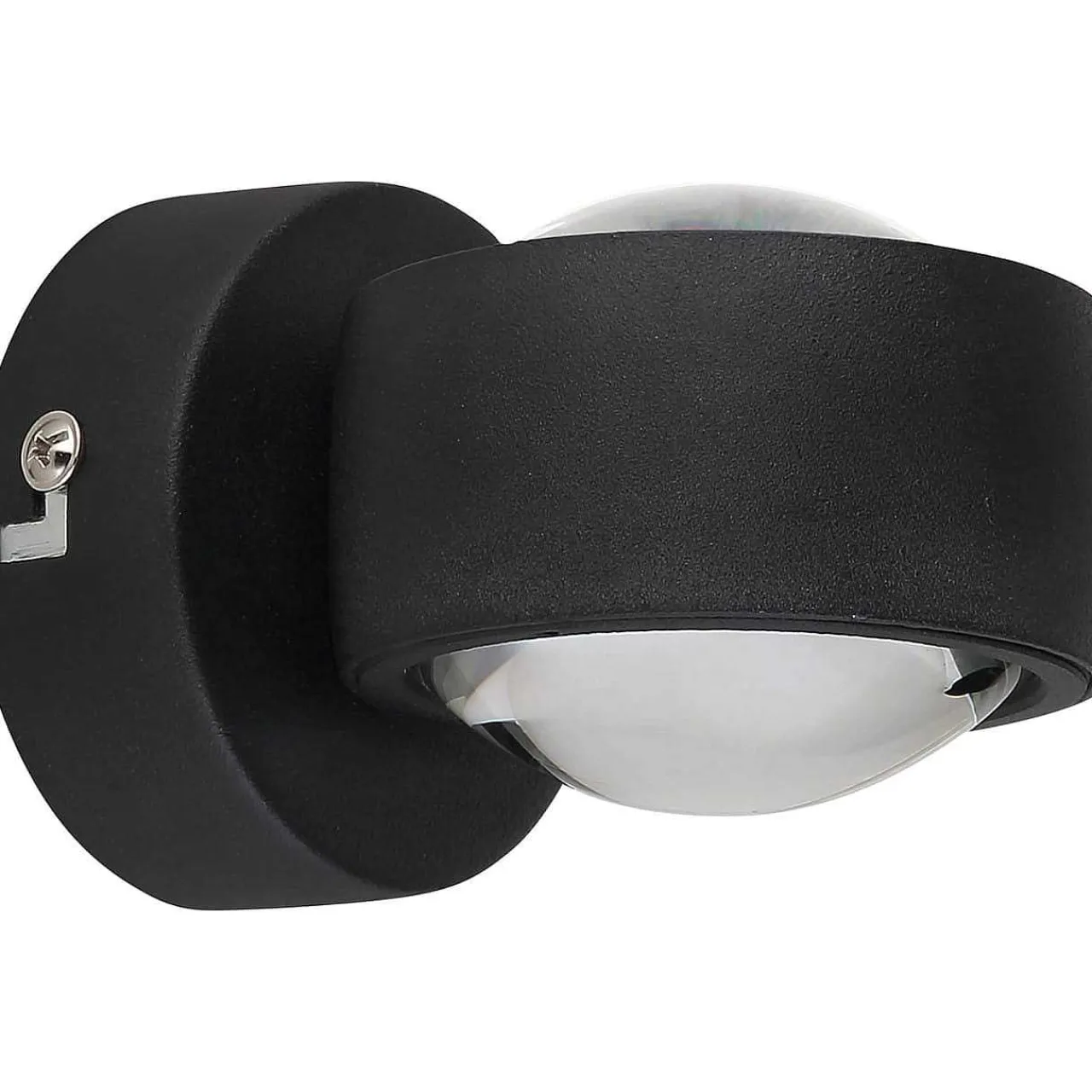 mutoni light Wandleuchte Randi Metall Schwarz Matt 2Xled> Led-Wandleuchten