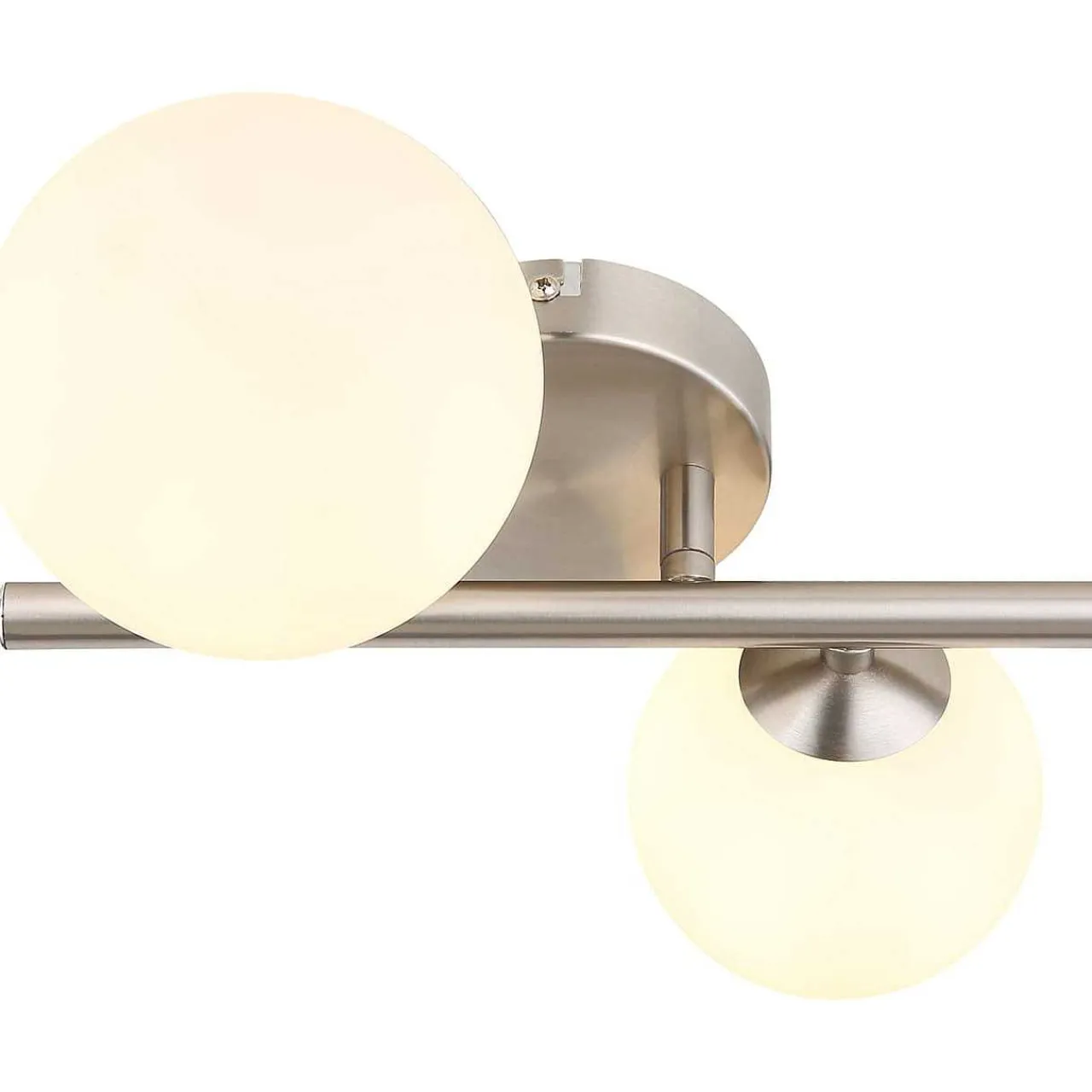 mutoni light Wandleuchte Riha Metall Nickel Matt 2Xg9 Led> Led-Wandleuchten