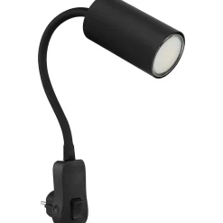 mutoni light Wandleuchte Robby Metall Schwarz 1Xgu10 55> Wandleuchten