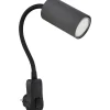 mutoni light Wandleuchte Robby Metall Schwarz Graphit 1Xgu10> Wandleuchten
