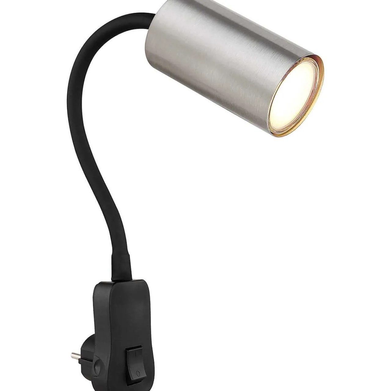 mutoni light Wandleuchte Robby Metall Schwarz Nickel 1Xgu10> Wandleuchten