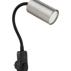 mutoni light Wandleuchte Robby Metall Schwarz Nickel 1Xgu10><noscript><img width=