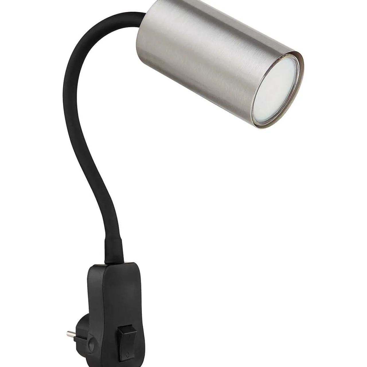 mutoni light Wandleuchte Robby Metall Schwarz Nickel 1Xgu10> Wandleuchten