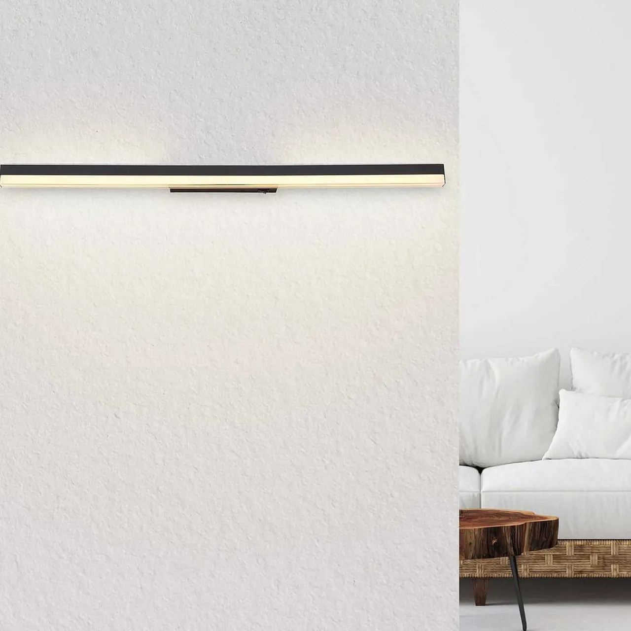 mutoni light Wandleuchte Sallo Metall Schwarz Matt Led 80> Led-Wandleuchten