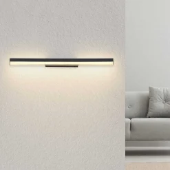 mutoni light Wandleuchte Sallo Metall Schwarz Matt Led 60><noscript><img width=