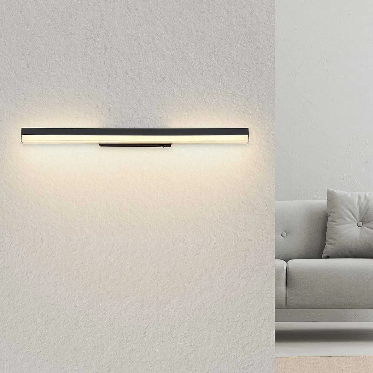 mutoni light Wandleuchte Sallo Metall Schwarz Matt Led 60> Led-Wandleuchten