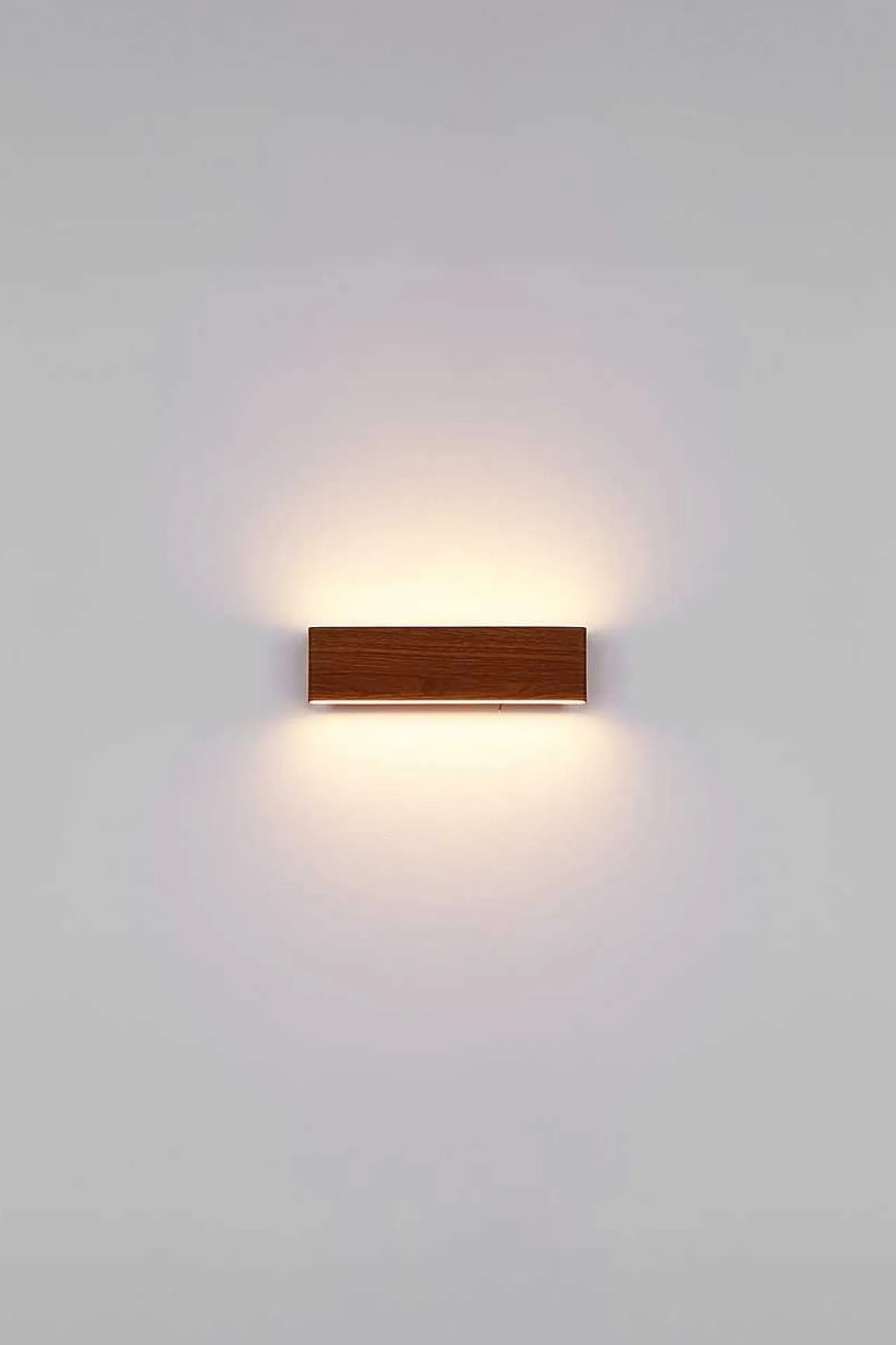 mutoni light Wandleuchte Siegfried Metall Holzoptik Led> Led-Wandleuchten