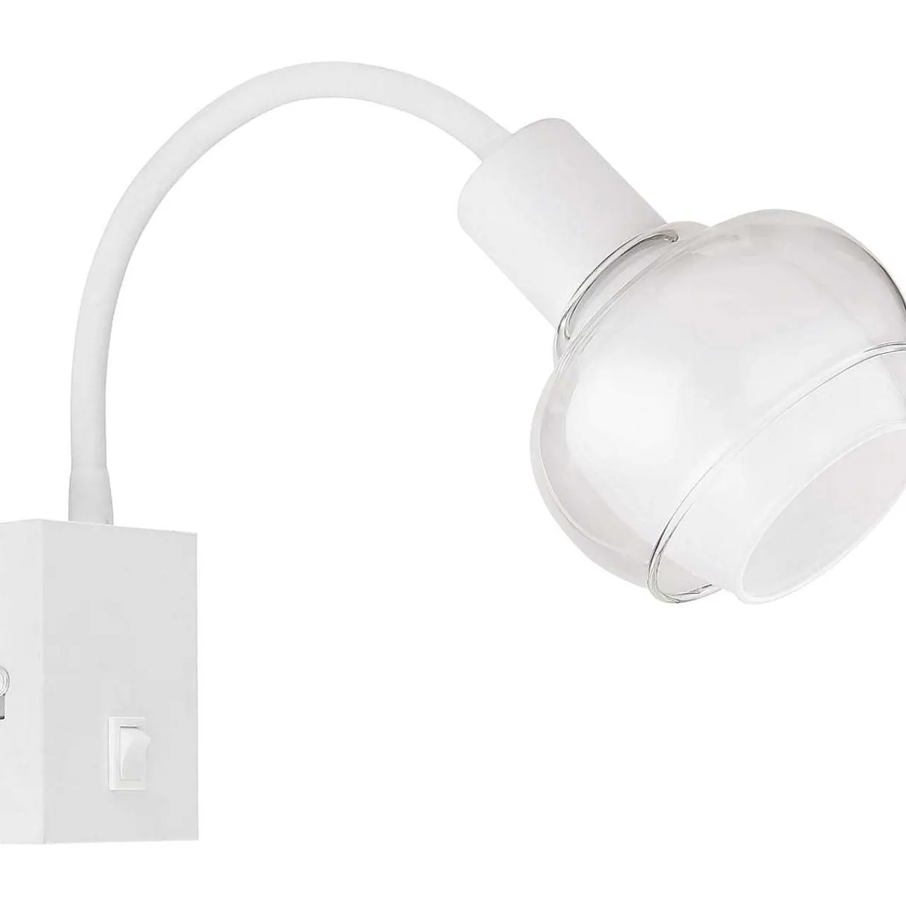 mutoni light Wandleuchte Tokki Metall Weiss Matt 1Xe14> Wandleuchten