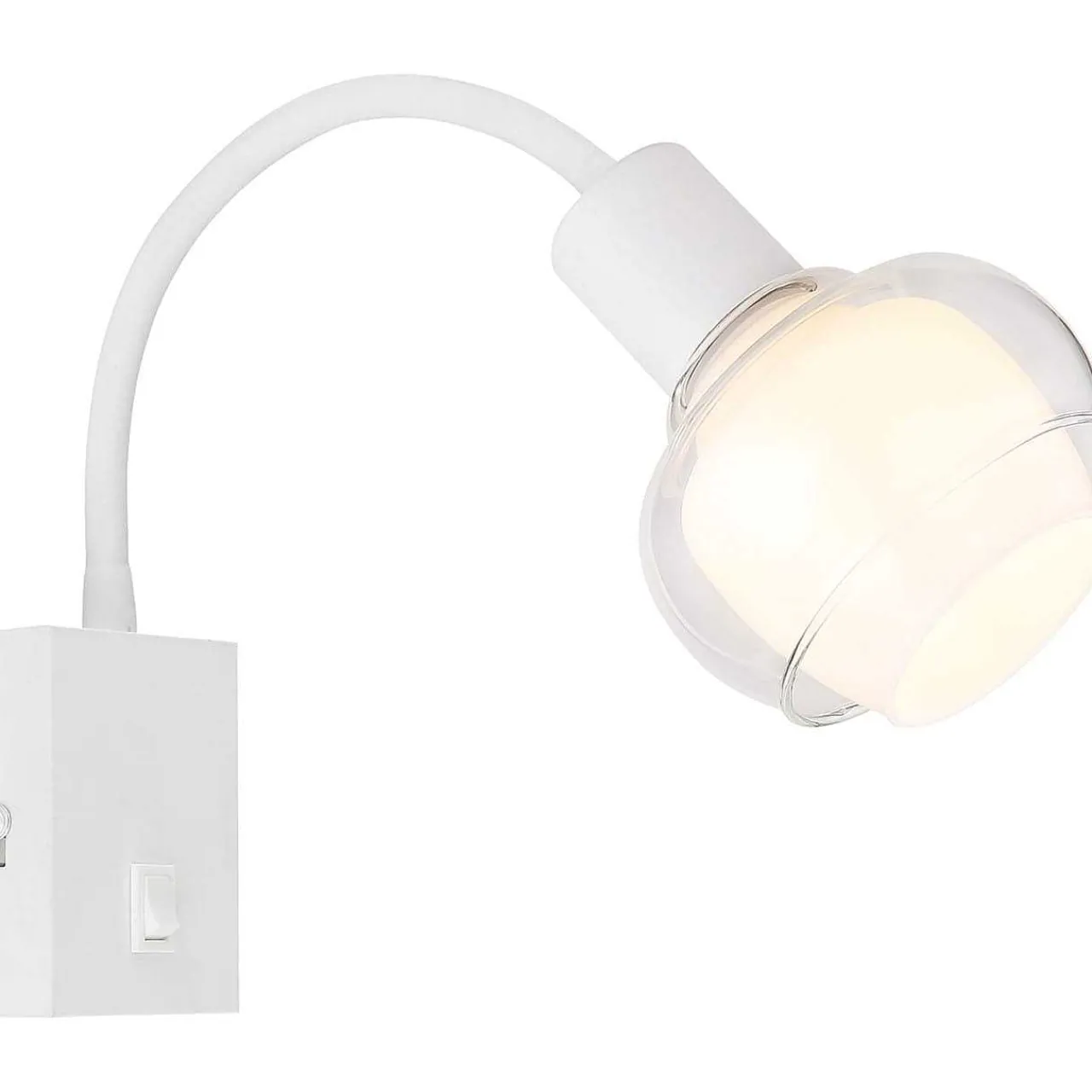 mutoni light Wandleuchte Tokki Metall Weiss Matt 1Xe14> Wandleuchten