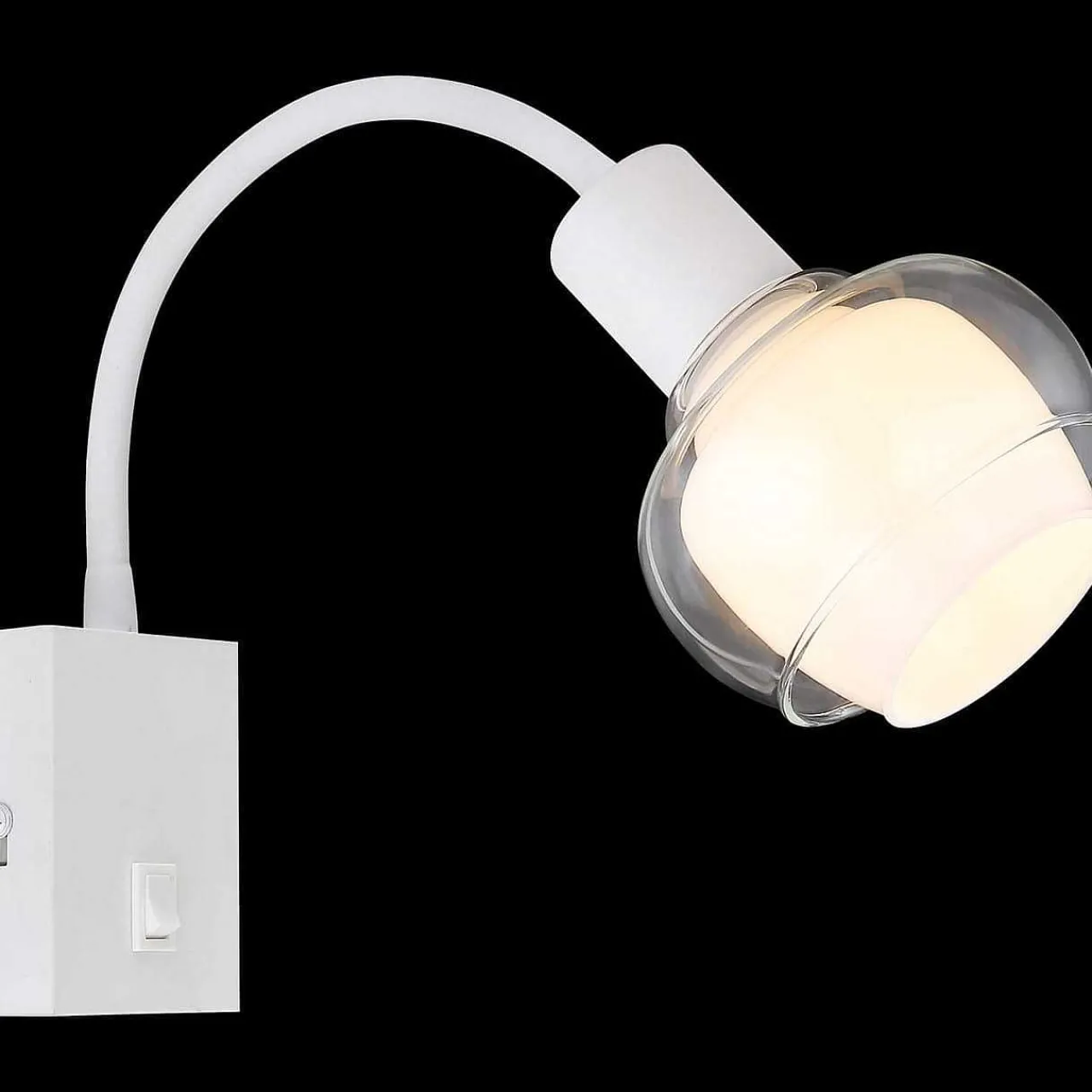 mutoni light Wandleuchte Tokki Metall Weiss Matt 1Xe14> Wandleuchten